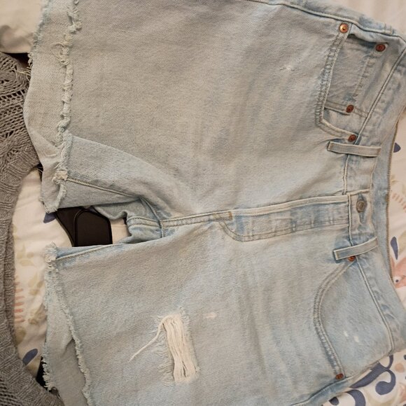 Levis 501 vintage jean shorts size 31 - Picture 1 of 5